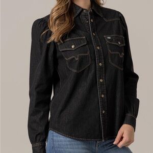 Kimes Ranch Jane Denim Snap in Black